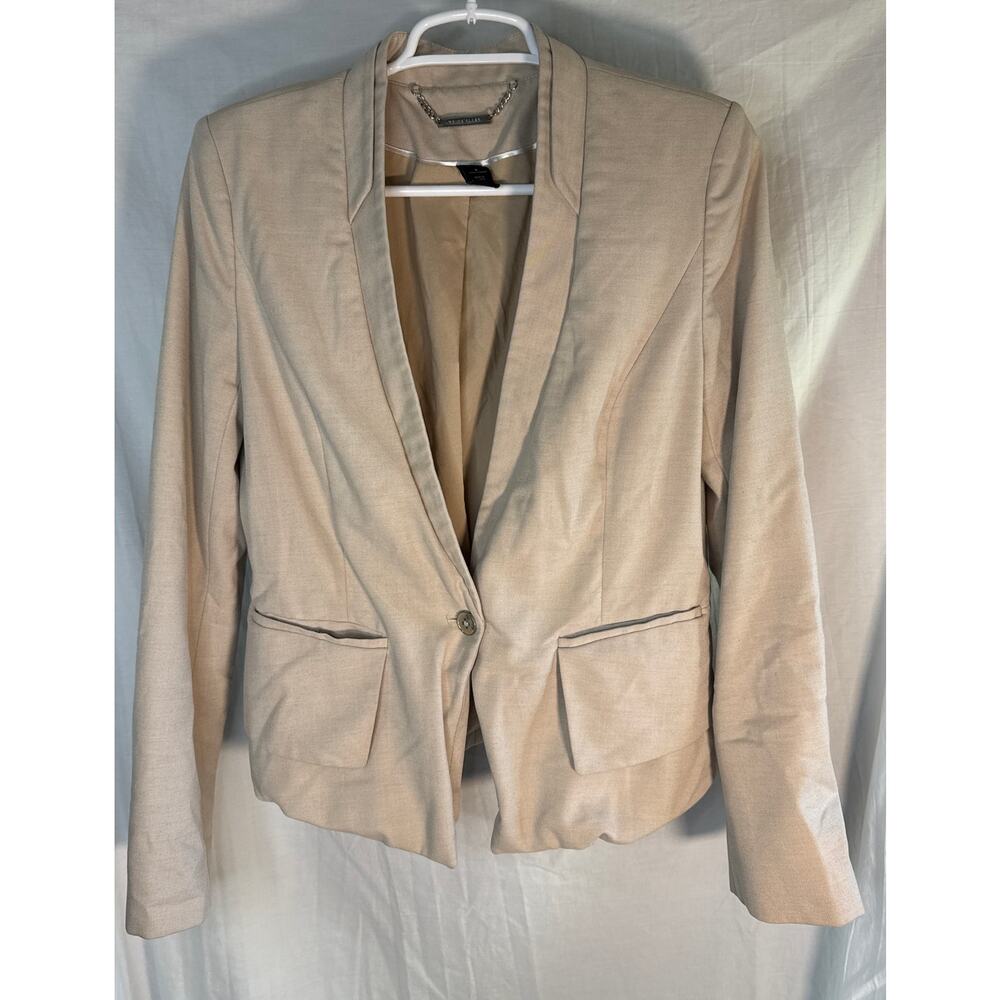 White House Black Market‎ Tan Jacket size 8